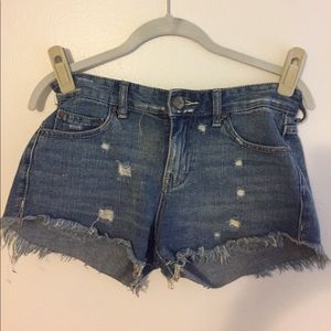 Free People Jean shorts