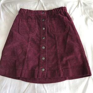 Brandy Melville Cord Skirt