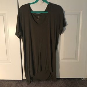 PacSun Me To We T Shirt Dress army green