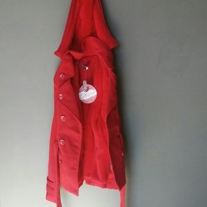 NEW Red Ashley Jacket Coat Super soft