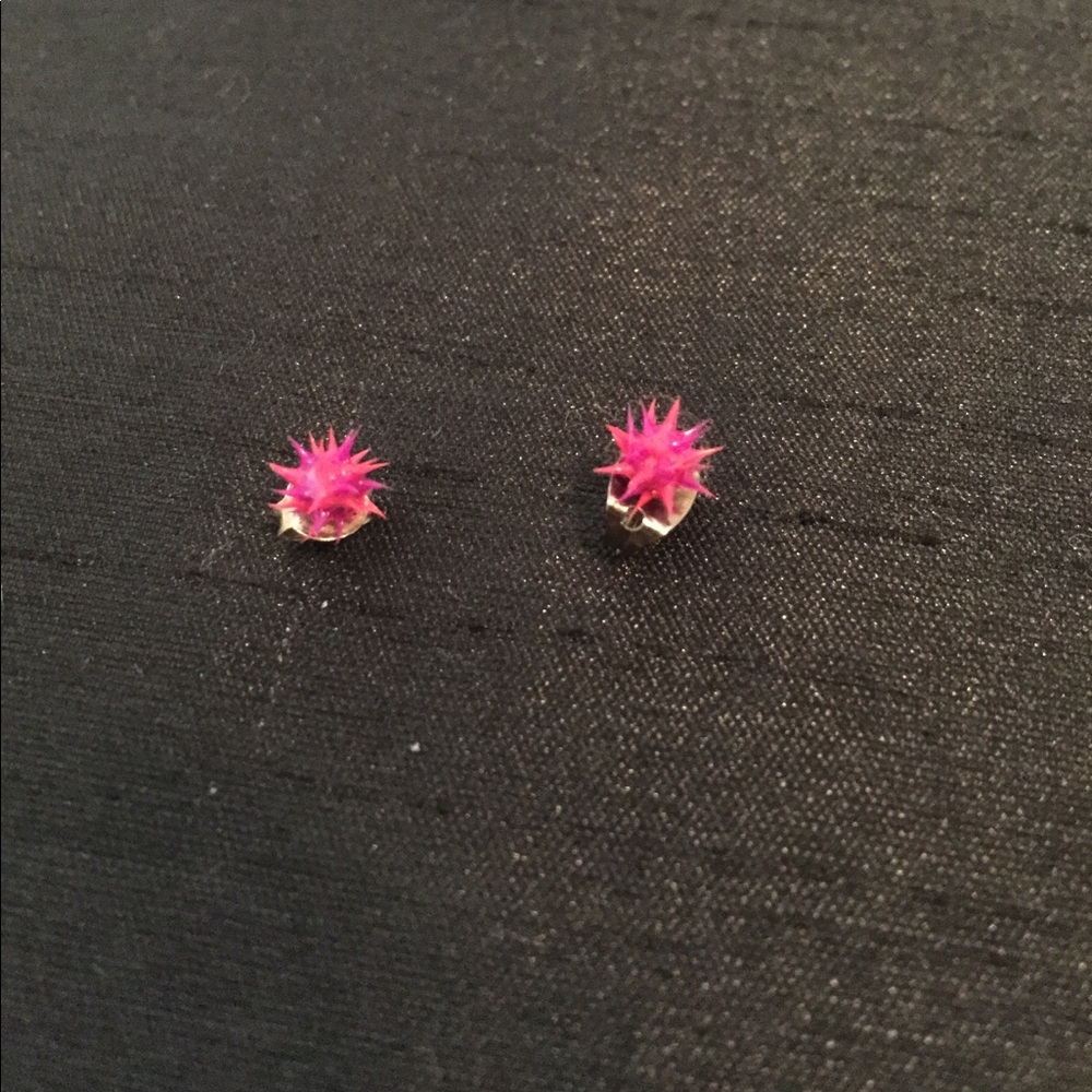 Spike ball earrings