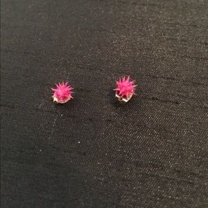 Spike ball earrings