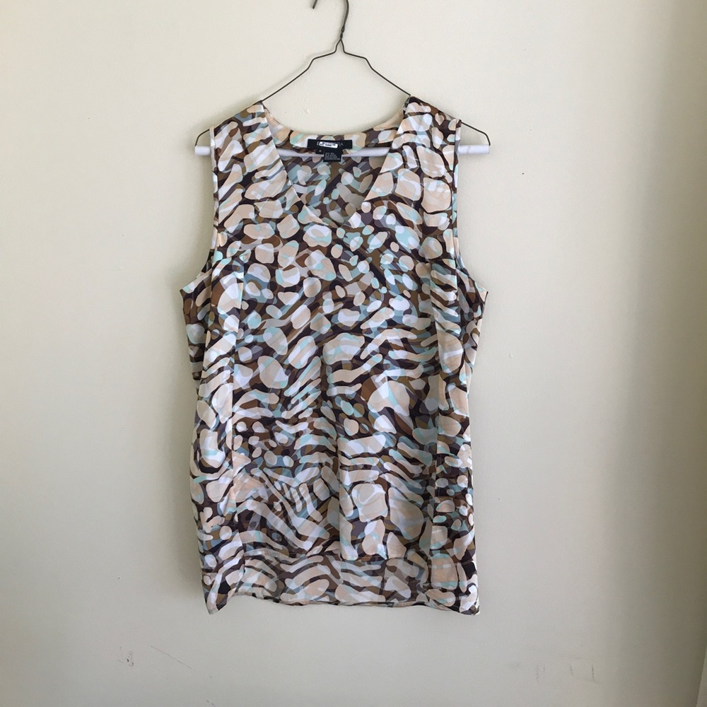Etcetera 100% Silk Top, Size 6