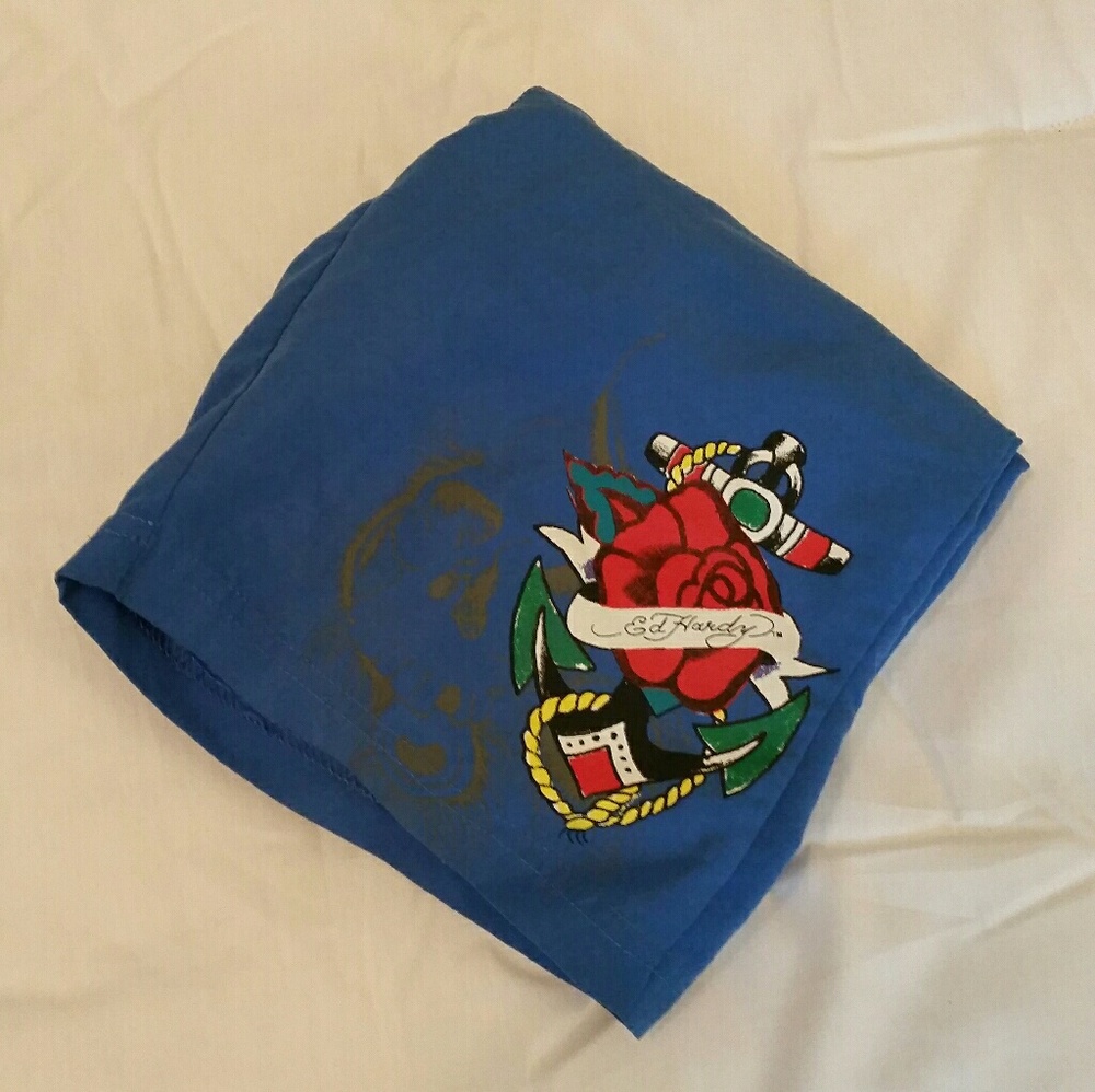 Swim Sale!! Ed Hardy Boy's 4T Swim Trunks