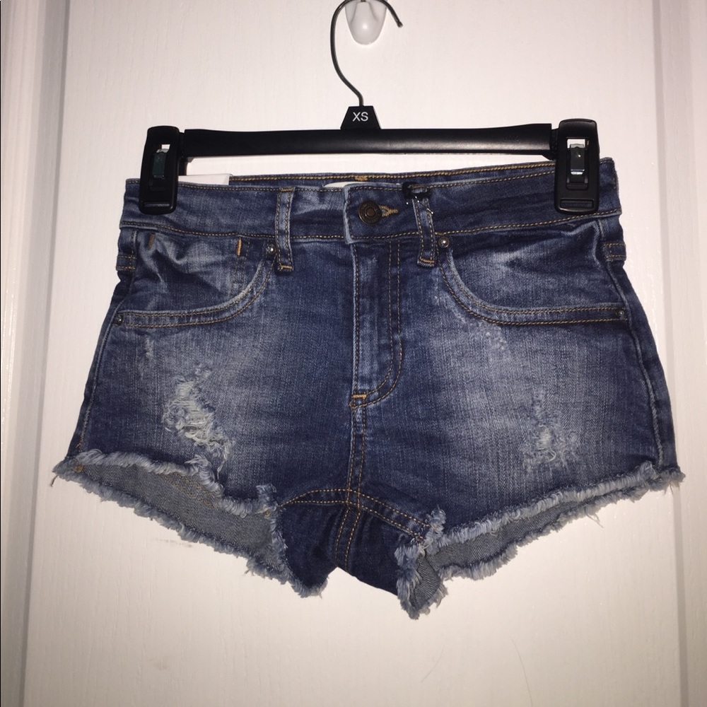 Denim shorts