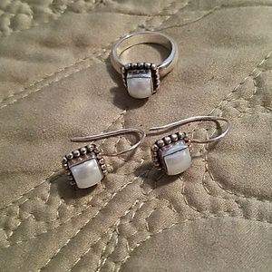 Silpada Ring and Earring Set