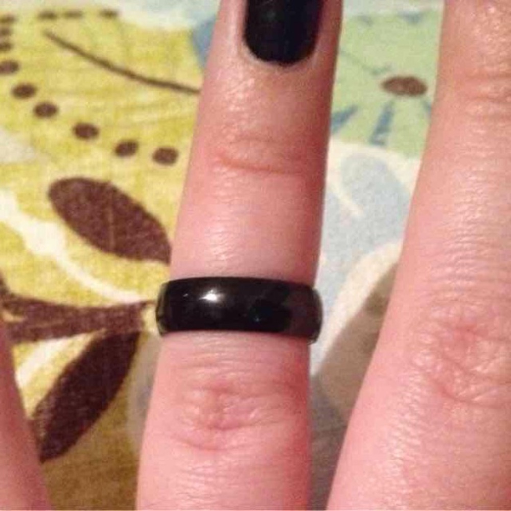 Stainless steel wedding band