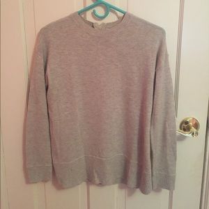 H&M Cream Sweater with zipper