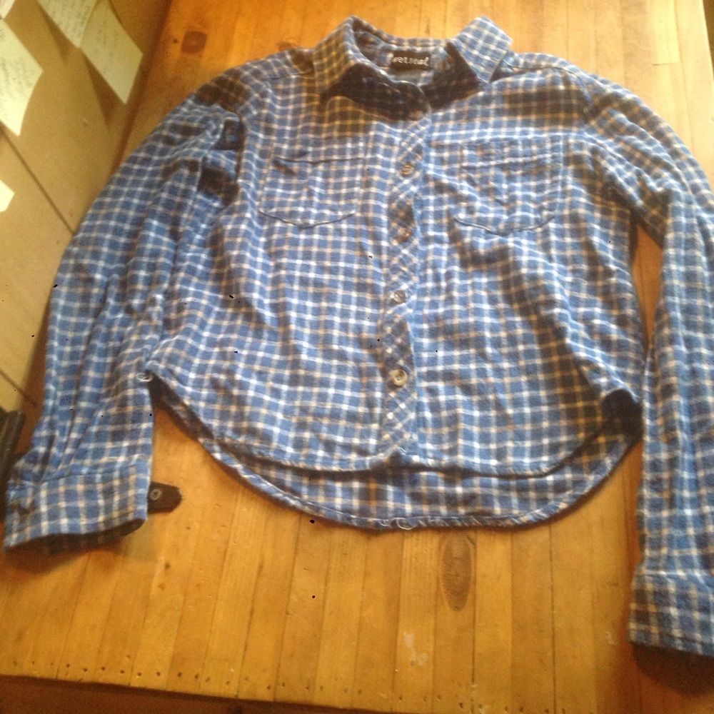 blue flannel
