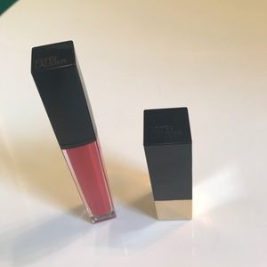 Estée Lauder red lipstick and gloss