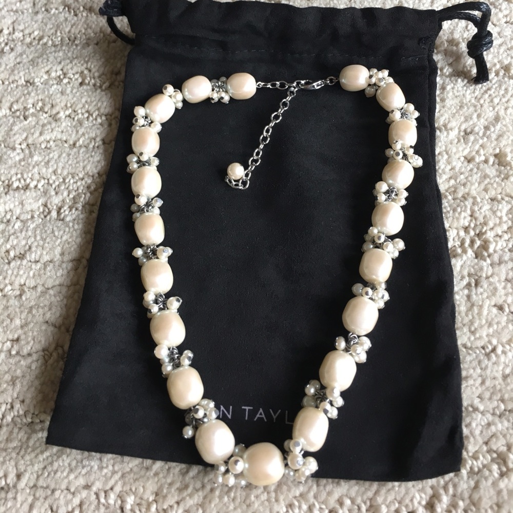 Pearl upon Pearl 18" adjustable necklace