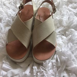 Cream Sandals