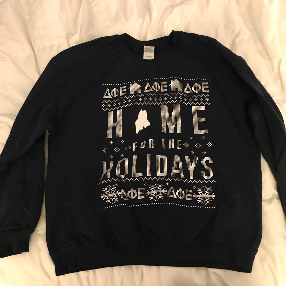 DPhiE Home for he Holidays Crewneck Sweatshirt