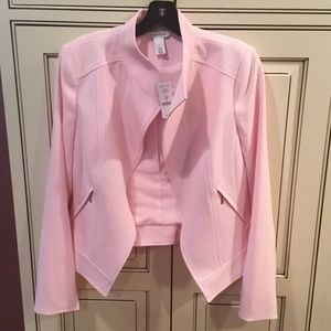 New pink jacket from White House Black Market.