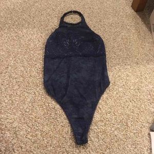 Navy body suit / lingerie