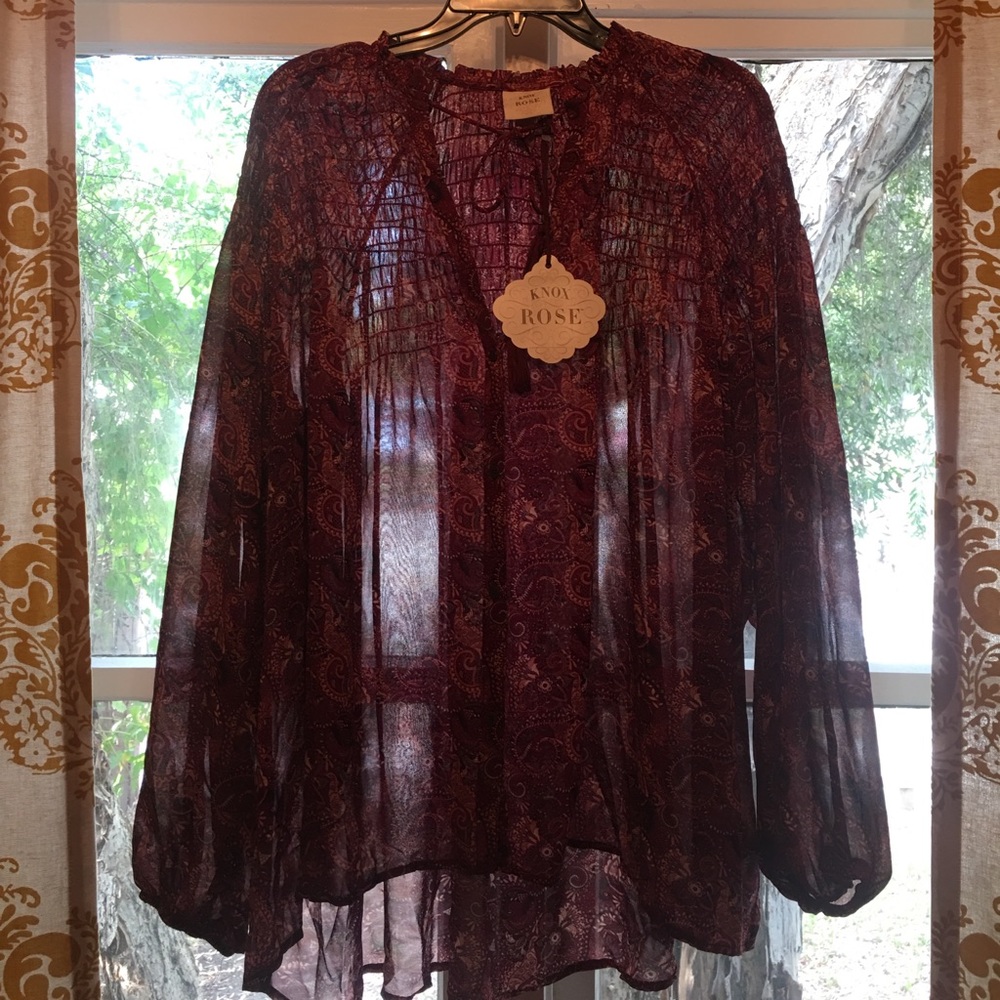 Bohemian Knox Rose top from Target