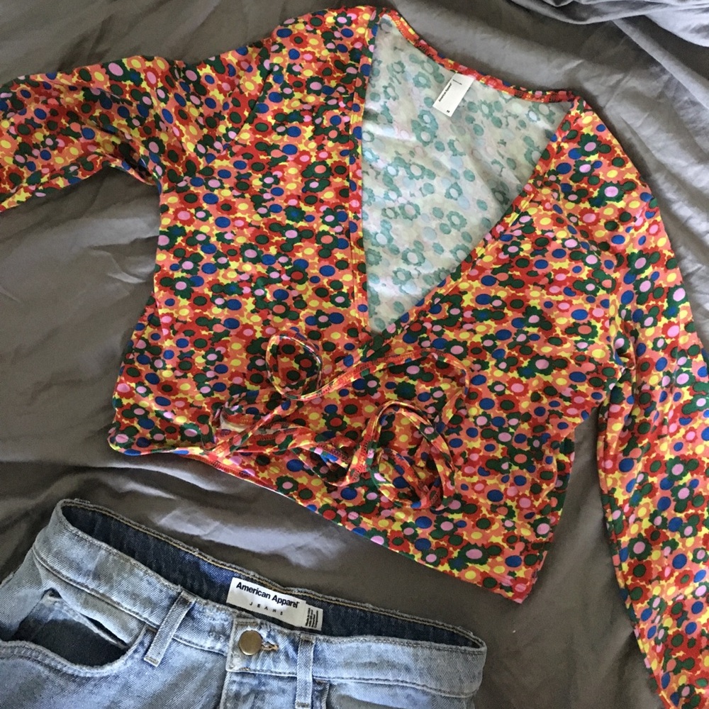 SOLD - American apparel crop top