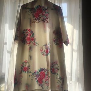 Bride getting ready robe!!