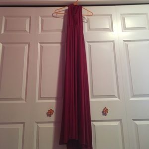 Red wrap dress size medium