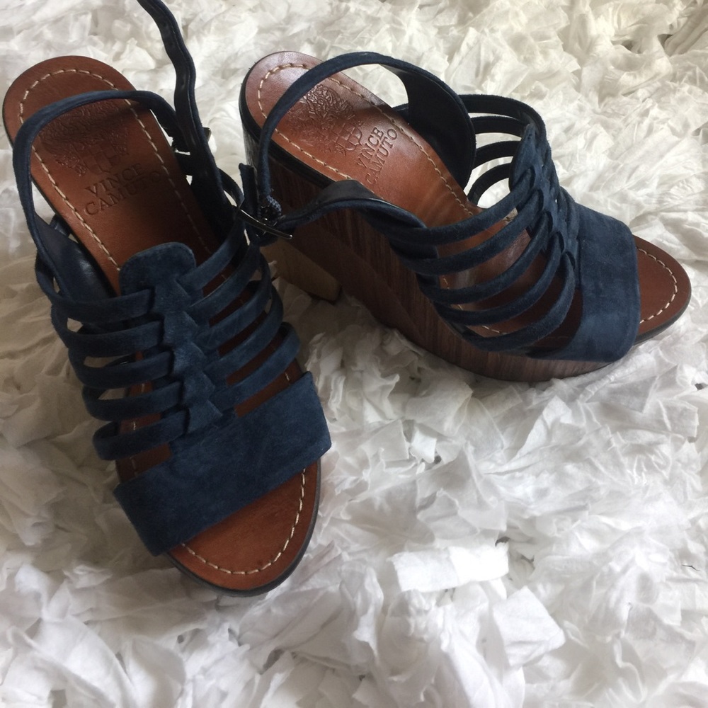 Sandles blue  heels