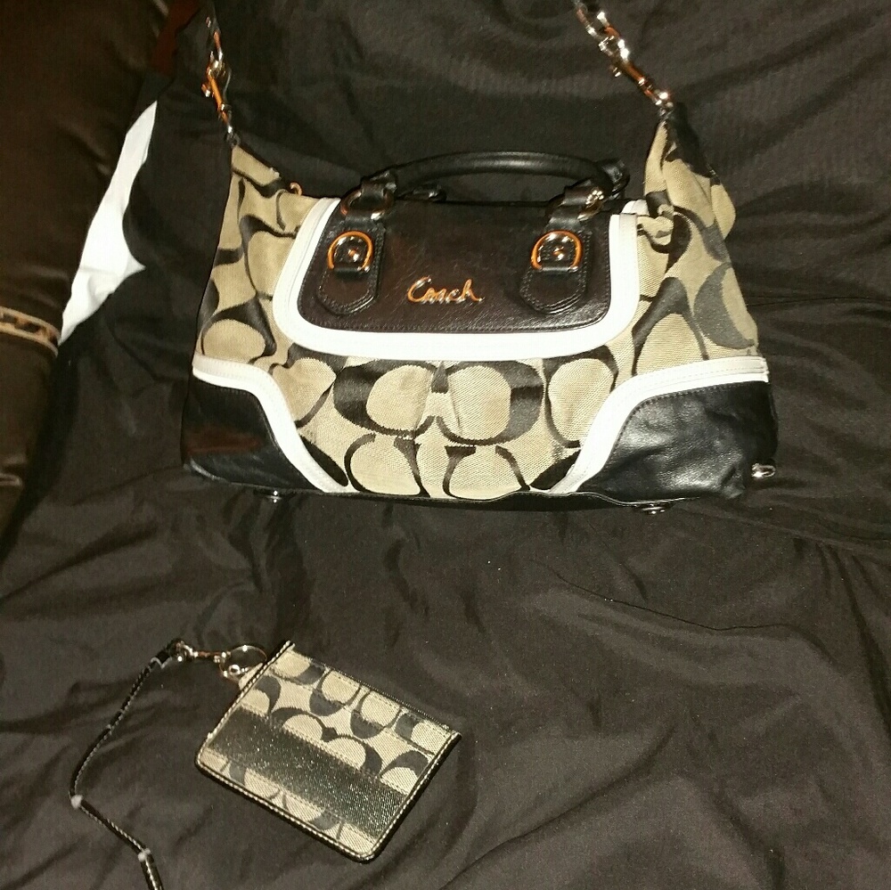 Coach Ashley F17447 & Signature ID skinny F47665