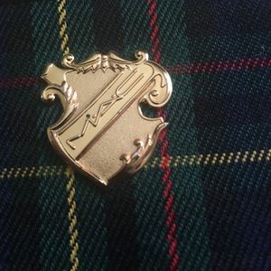 M.A.C plaid mini cross body purse