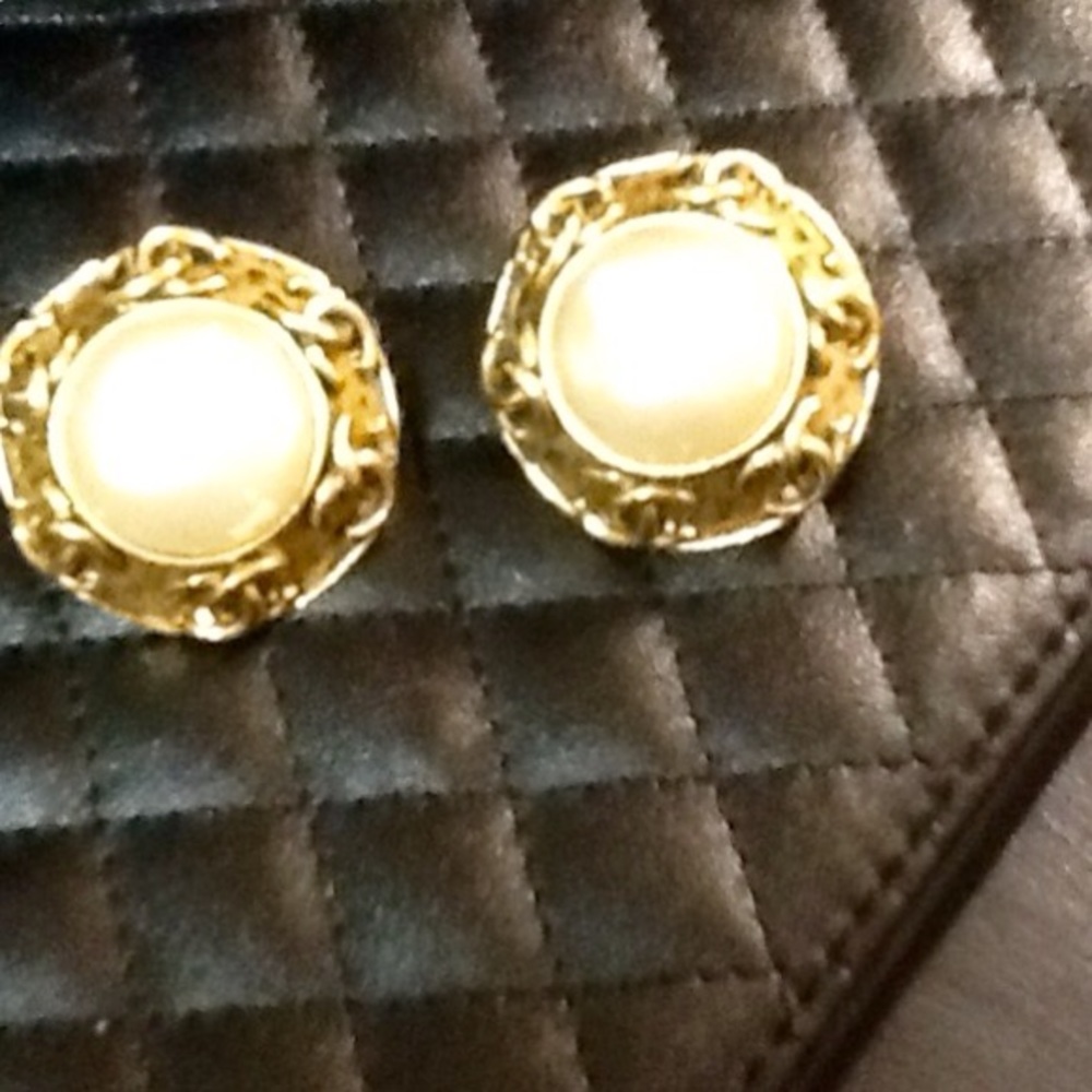 Authentic Vintage Chanel Earrings