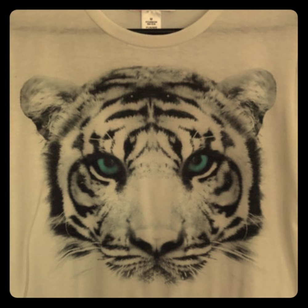 Tiger Face Cropped Tshirt
