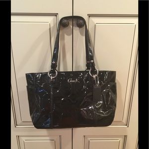Black Coach bag.