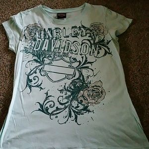 Harley Davidson top.