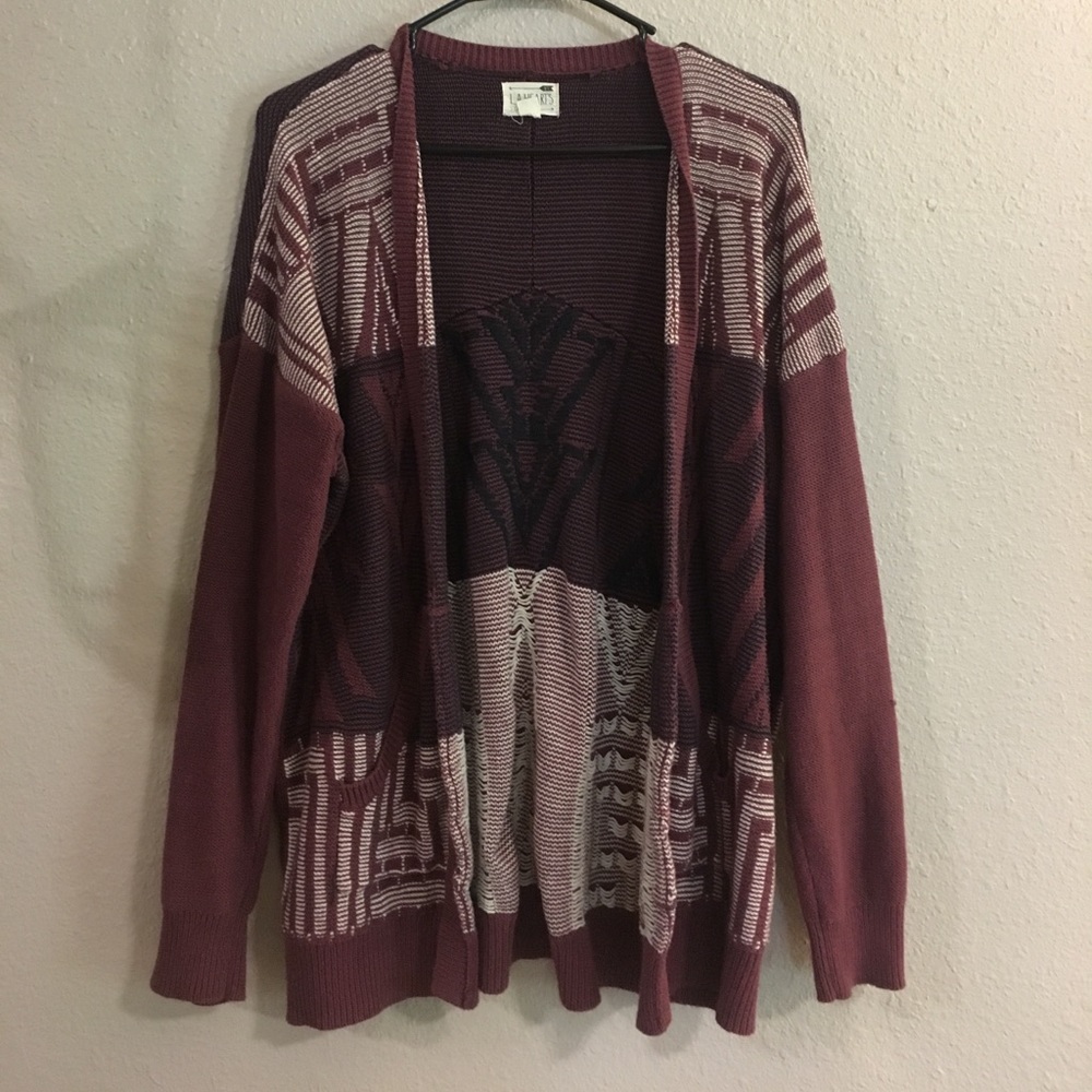 Chunky LA Hearts Cardigan