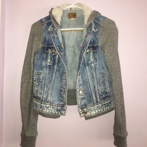 Jean jacket hoodie