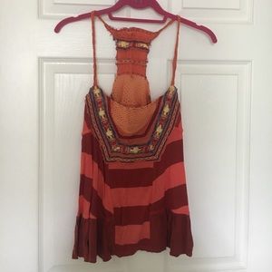 Free People knit design tank