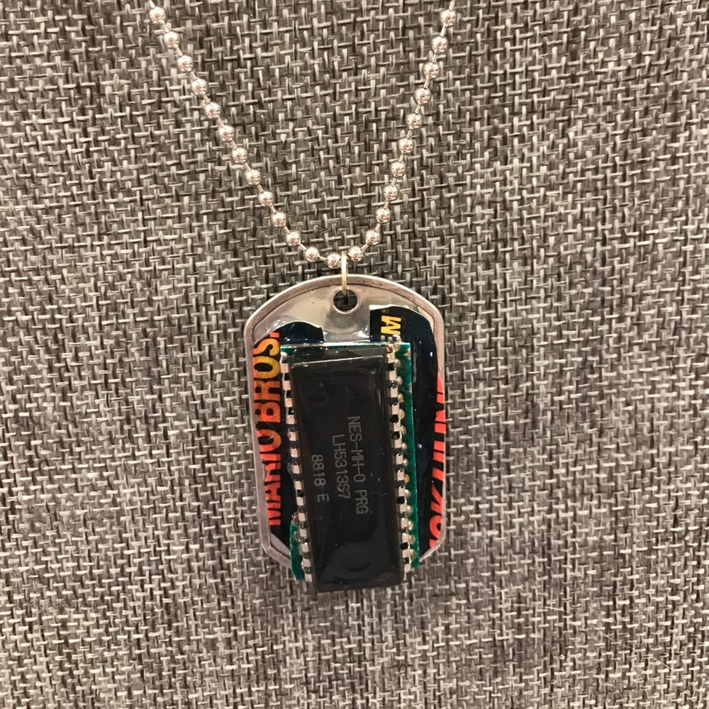 Game Over Creations - Mario Bros/Duck Hunt Dog Tag