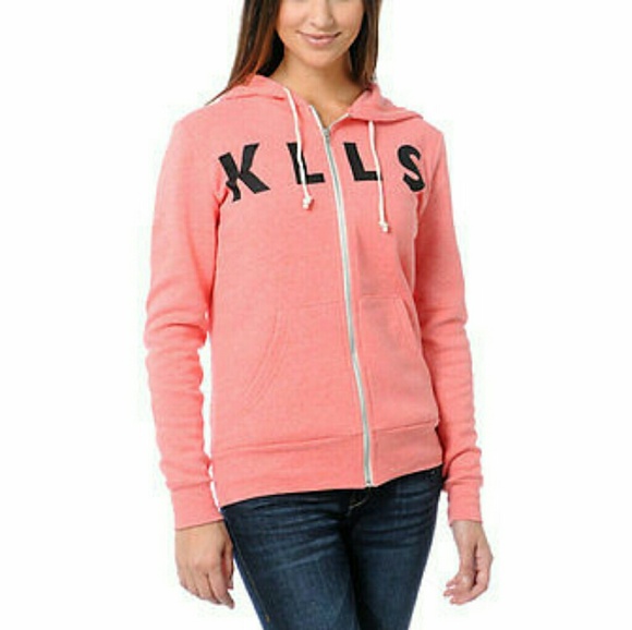 Glamour Kills Tops - NWT Glamour Kills zip up hoodie sweatshirt sweater