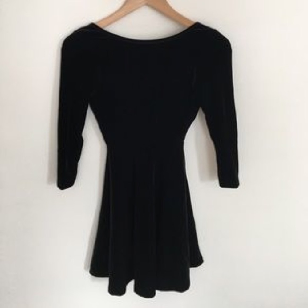 American apparel velvet dress
