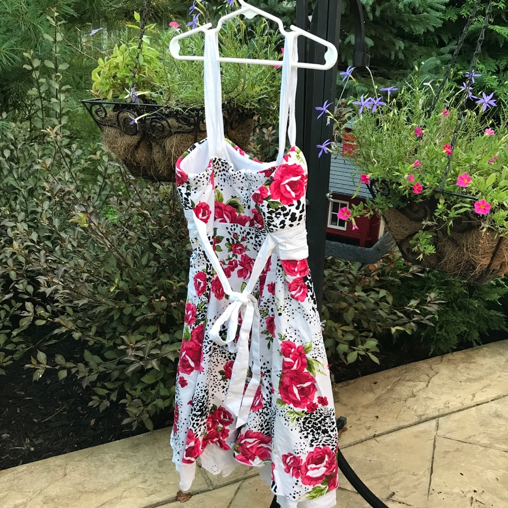 My Michelle Sleeveless Dress with Ruffled Hem - Picture 2 of 6