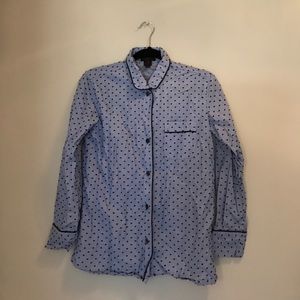 J Crew Pajama Top