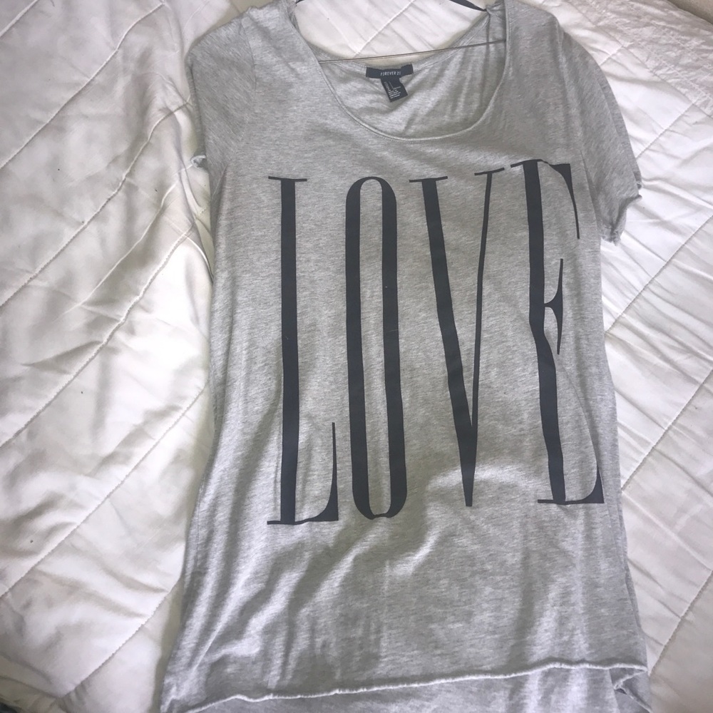 Grey Love Shirt