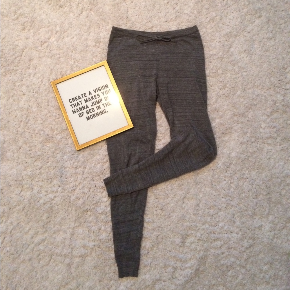 Grey legging joggers