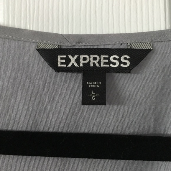 Fun and comfy grey sequin top - Picture 2 of 4