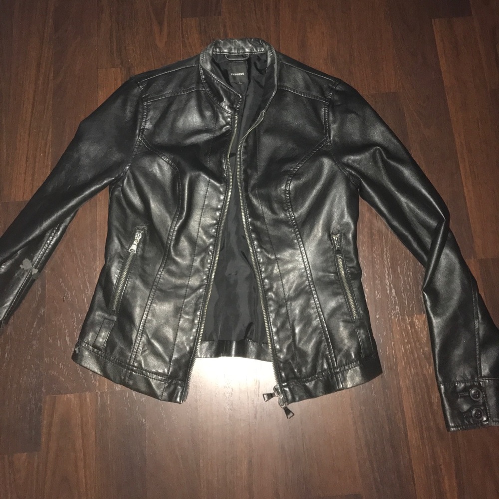 Pre owned Express leather jacket