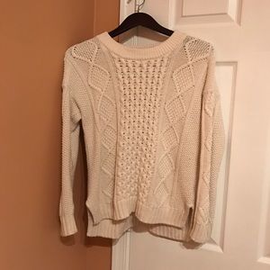 Madewell cable knit sweater