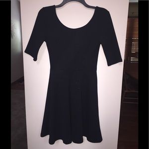 Black quarter sleeve Lush dress