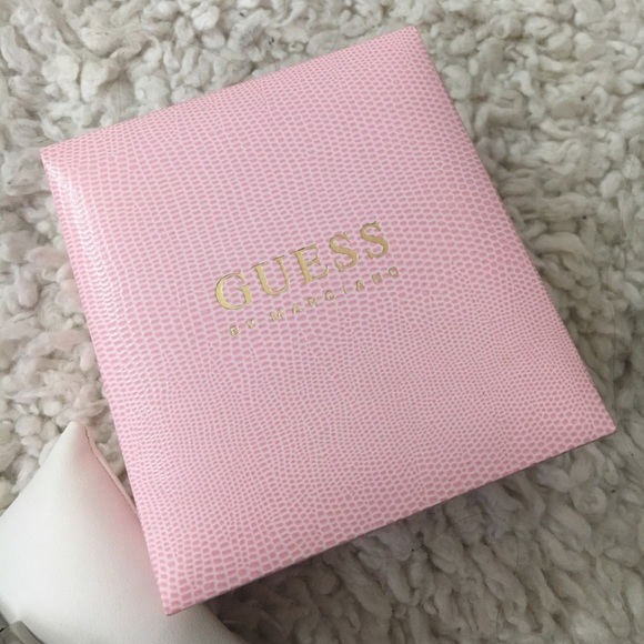 Pink and Silver GUESS Watch