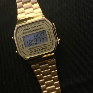 Gold Casio Watch