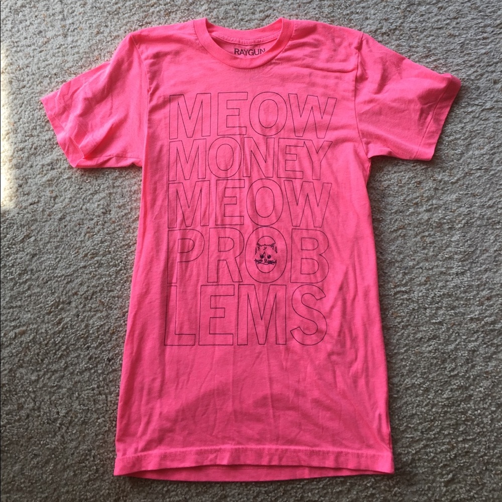 Raygun 'Meow Money Meow Problems' Tee