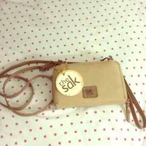 Super Cute Tan Leather Purse Wallet