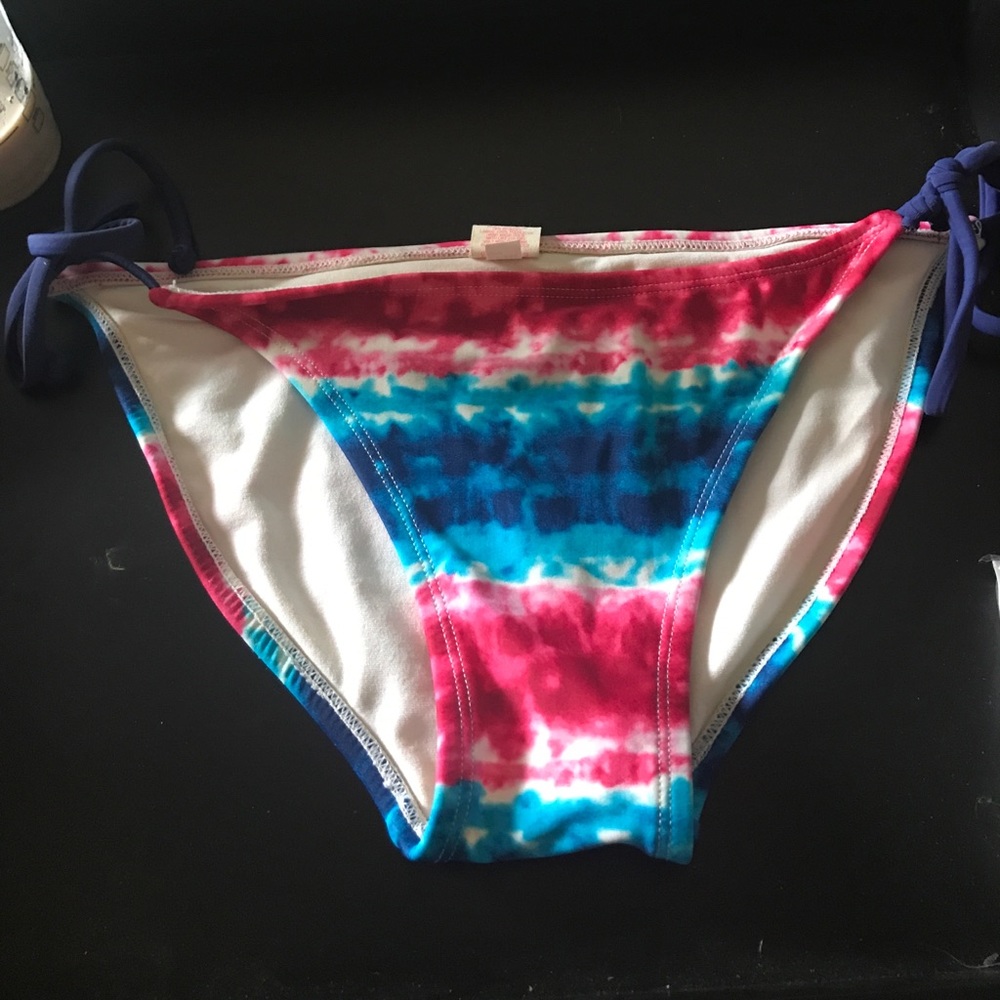 Tie bikini bottoms-red/white/blue size S