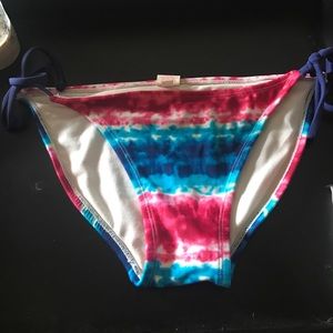 Tie bikini bottoms-red/white/blue size S